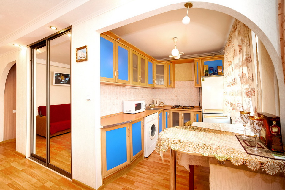 Фото кухни с аркой Фото кухни с аркой